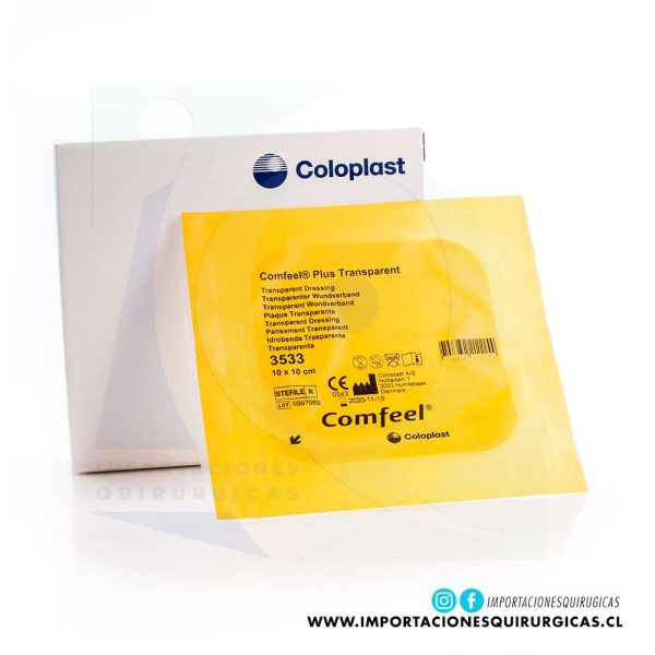 Aposito Comfeel Transparente 10x10cm Coloplast
