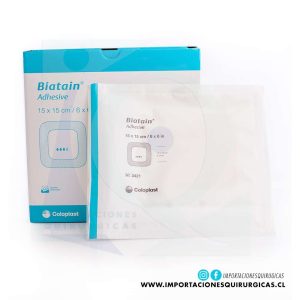 Aposito Biatain Espuma Adhesivo 15x15cm Coloplast