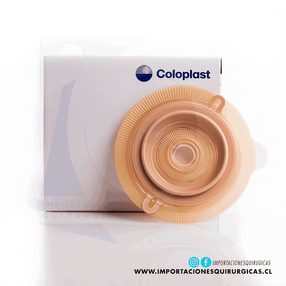 importaciones quirurgicas-iq-colostomia-ostomia-chile-oftalmología-especialidades-medicas-coloplast-estoma-placa-disco-convexo-plano-dioptria-urostomia-ileostomia-drenable-transparente-opaca-bolsa-operatorio-urologia-continencia-pediatrica-hidrocoloide-hidrogel