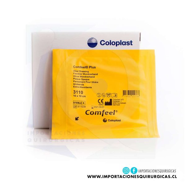 Aposito Comfeel Plus Hidrocoloide Grueso 10x10cm Coloplast